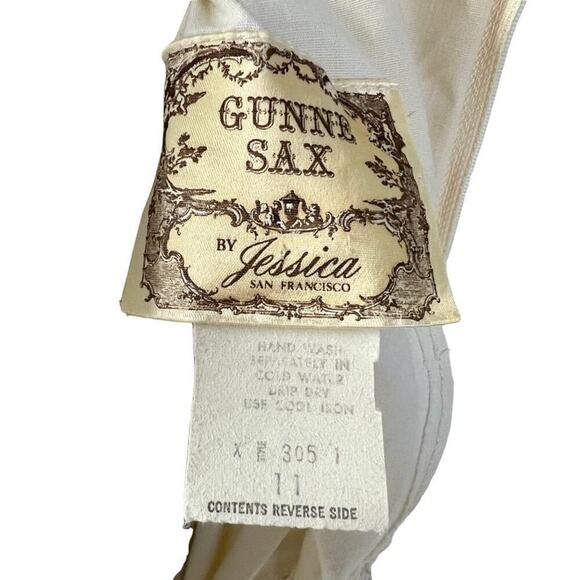 Vintage 70s GUNNE SAX Prairie WEDDING DRESS Boho JESSICA McClintock COTTAGE Core - Picture 9 of 9